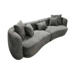 Matisse 2-PIECE 4 Seater Sofa - Anthracite Light Grey - Anthracite