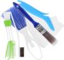 1SET Car Detailing Brush Soft Bristle Cleaning Kit For Auto Interior Tight