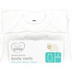 Made 4 Baby 2 Pack Sleeveless Body Vests 6-12M