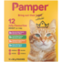 Pampers Pamper Fine Cuts Assorted Jelly Favourites Cat Food 12 X 85G