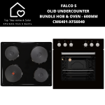 Falco Solid Undercounter Bundle Hob & Oven - 600MM CM6401-XFS6040