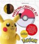 Pokemon Crochet Kit - Kit Includes Materials To Make Pikachu And Instructions For 5 Other Pokamon   Kit