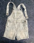 Cotton On Light Blue Faded Dungarees 2Y
