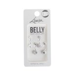 Surgical Steel Pave Diamante Belly Bar