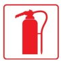 Abs Sign - Fire Extinguisher 190 X 190MM