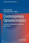 Contemporary Optoelectronics - Materials Metamaterials And Device Applications Hardcover 1ST Ed. 2016