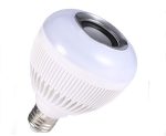 World One Home LED Bluetooth E27 Light Bulb Music Speaker – White