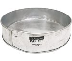 Galvanized Baking Pan 10& Round H: 5CM