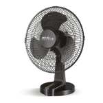 Plastic Desk Fan Black