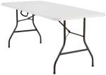 Zs - Folding Table 1.8M Heavy Duty Plastic Folding Table