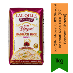 Majestic 1121 Biryani Basmati Rice XXXL 1121 Basmati Chawal 1KG - Aged Premium Aromatic Long Grain Basmati For Fluffy Royal Biry