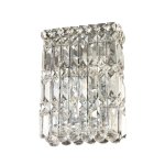 Giselle Square Crystal Wall Light Chrome Medium Large - Large