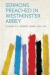Sermons Preached In Westminster Abbey Paperback