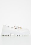 Chunky Snaffle Trim Loafer - White