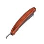 Manual Straight Razor For Men With Wooden Handle Red Classic Beard