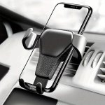 Gravity Car Phone Holder - Universal Fit Secure Grip & Adjustable View For Safe Driving - Compatible With Iphone/samsung