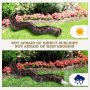 127.0cm PE Plastic Downspout Extension With Round Connector - Single Pipe For Connecting To Catch Basin Or Extending Flexible Drain Pipes (Available In 1pc