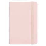 Pocket Quartz Pink Genuine African Leather Notebook