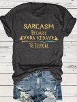 Magical Letter Print Crew Neck T-Shirt Casual Short Sleeve T-Shirt For Spring & Summer Women's Clothing