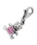 C382-C12721 - 925 Sterling Silver Teddy Bear Dangle Charm