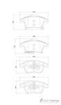 Stone Brake Pad Set Front SP33060