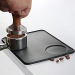 1PC Coffee Tamper Mat Thicken Coffee Grind Coffee Powder Tamping Pad For Barista