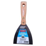 Hamilton S Paint Scraper Wooden Handle 100MM