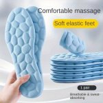 1 Pair Memory Foam Massage Insoles Breathable Insoles Sports Running Insoles Foot Orthotic Insoles