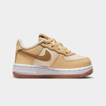 Nike Toddler's Air Force 1 LV8 White brown Sneaker