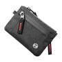 Zip Pouch-minimalist Zipper Wallet-with Rfid Blocking Id Card Holder Wallet