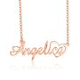 CNE103507RG - Rose Gold Plated Sterling Silver Name Necklace