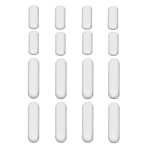 16 Pcs Ptfe Magnetic Stirring Bar Set - Laboratory Stirrer Mixer Bar - Stir Plate Magnet Bar Rod Stick - Spinning Spin Mixing Ba
