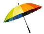 Handheld Large Multicolour UMBRELLA-16-PANEL Design Polyester Fabric Metal Frame Pvc Handle 98CM Diameter 76CM Length Of Umbrella When Closed Auto Open Metal Frame