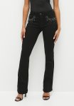 Sissy Boy Axel Mid Waist Bootleg With Bling - Black
