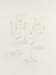 Polo Red Wine Glasses 4 Piece Set In Transparent - Transparent Onesize