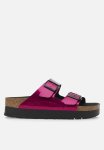 Birkenstock Arizona Platform Narrow - Metallic Magenta