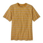 Mens Cotton In Conversion Midweight Pocket Tee - - Hidden Stripe: Natural S