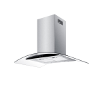 Falco 90CM Island Curved Glass Extractor Fan