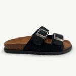 Boston Sandals – Black Snake
