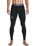 Men's Ua Heatgear Armourprint Leggings - Black / Sm