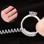 4PCS Invisible Ring Size Adjuster Set - Fit Secure & Comfortable Jewelry Sizers For Loose Rings Durable Plastic Ring Sizers For