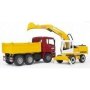 Bruder 1:16 Man TGA Construction Truck with Liebherr Excavator