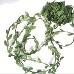 Artificial Willow Leaf Garland - Diy Craft Vine For Home Decor & Wedding Accents Perfect For Outdoor Picnics Birthday Parties &