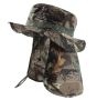 Camouflage Hiking Hat With Neck Flap - Universal Size