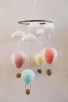 Pastel Hot Air Balloons - Felt Baby Mobile