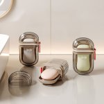 2024 New Travel Soap Dish With Lid - Portable Sealed & Drainage Design For Business Trips And Bathroom Essentials Christmas hall