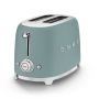 Smeg Retro 2 Slice Toaster Matt Emerald Green