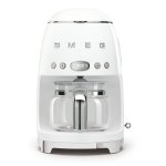 Smeg 50'S Style Glossy White Retro Filter Coffee Machine - DCF02WHSA