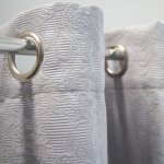 Matelasse Lined Eyelet Curtain - Duck Egg 270 X 255CM
