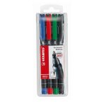 Stabilo Ohp Pen Medium Permanent 843 SET4